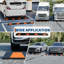 Bordure de stationnement en caoutchouc robuste de 183 cm (72 po) – Capacité de 25 000 kg (55 000 lb), orange haute visibilité avec bandes réfléchissantes, quincaillerie complète incluse pour garage, entrée et stationnement