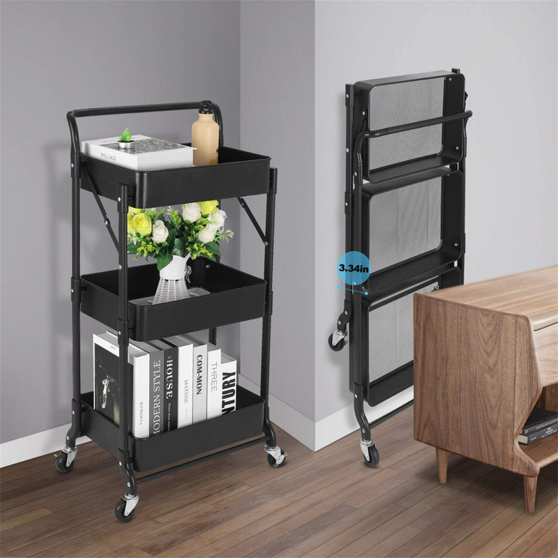 Arvella Metal Bar Cart