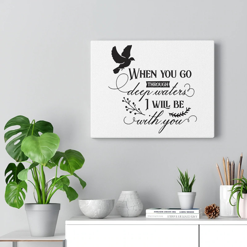 When You Go - Wrapped Canvas Print, 28cm H x 36cm W