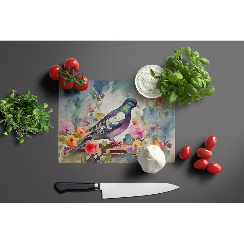 Pigeon Glass Cutting Board