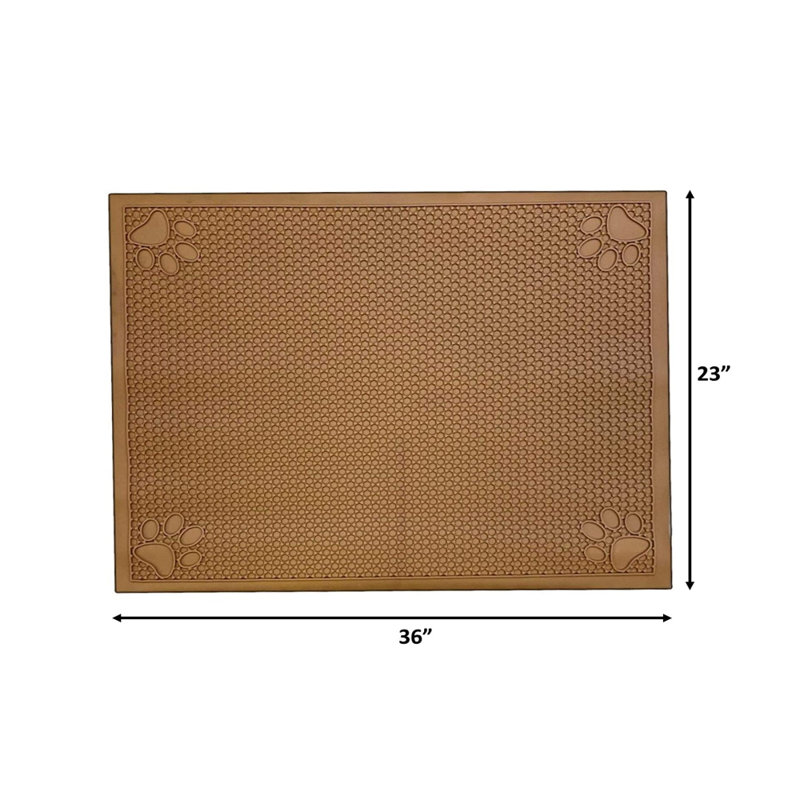 Anti-Skid Placemat, Latte, 18"