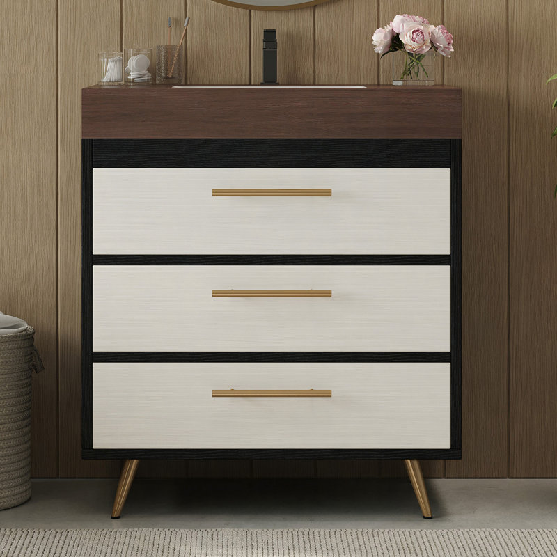 29.9 " Freestanding Standard Single Double Bathroom Vanity Base