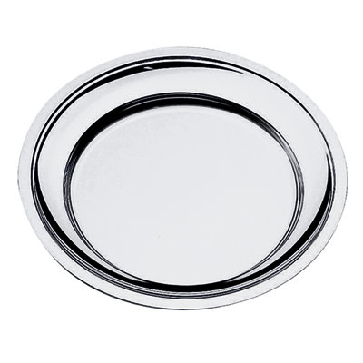 Assiette de service ronde avec rebord renforcé menu et banquet: 9 5/8 po