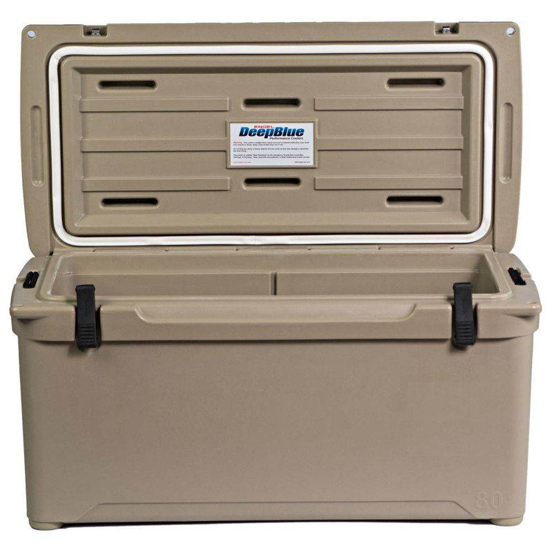 Engel Coolers 74 Quart 75 Can High Performance Roto Molded Ice Cooler, Tan