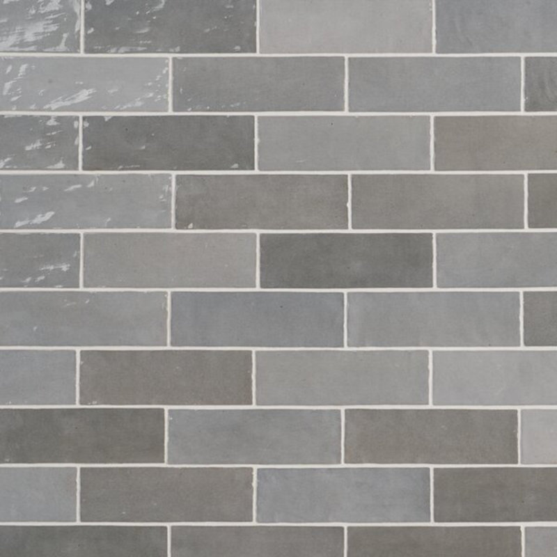 Portmore 3x8 Glazed Ceramic Tile, Gray