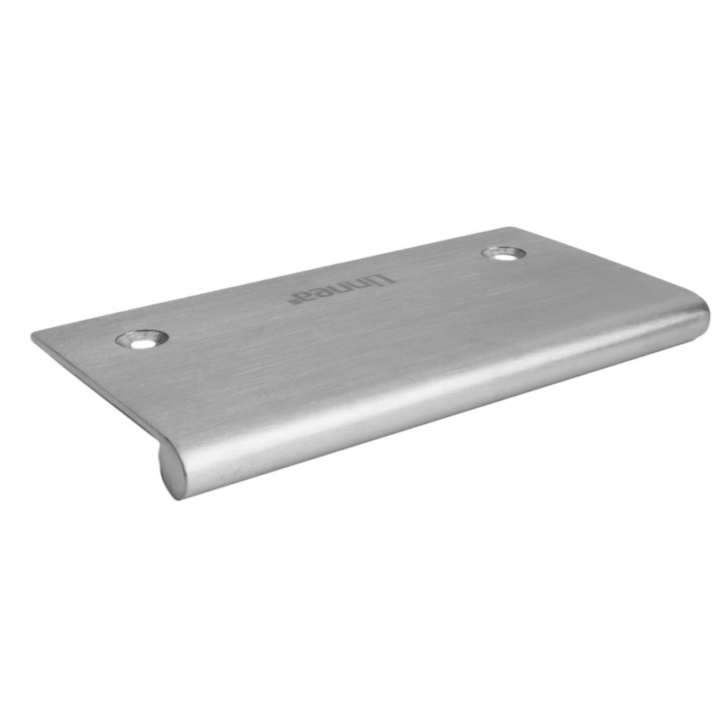 Sleek Cabinet Finger Edge Pull, Polished Stainless Steel, 3 1/8″