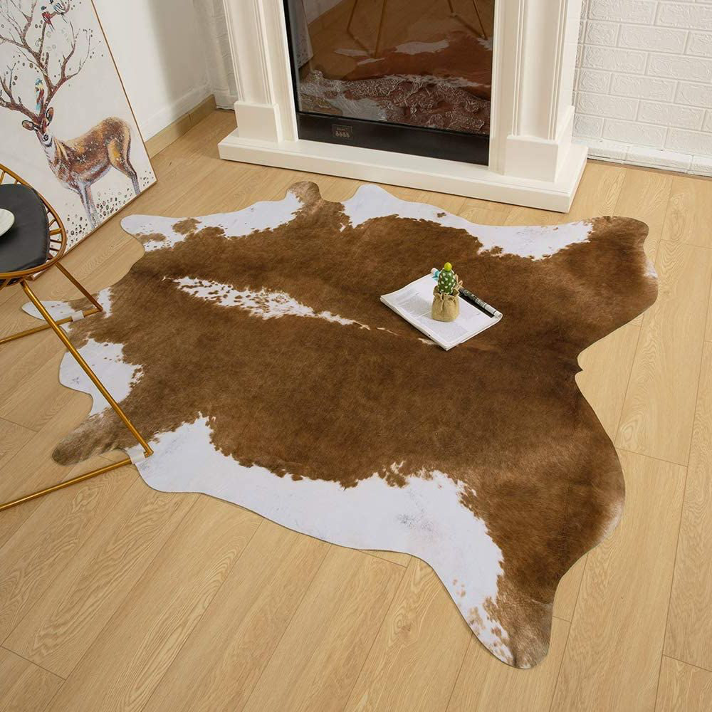 Foundry Select Hand Braided Faux Leather Rug | Wayfair