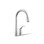 Simplice Pull Down Kitchen Sink Faucet with Three-Function Sprayhead, Two-Hole Installation
