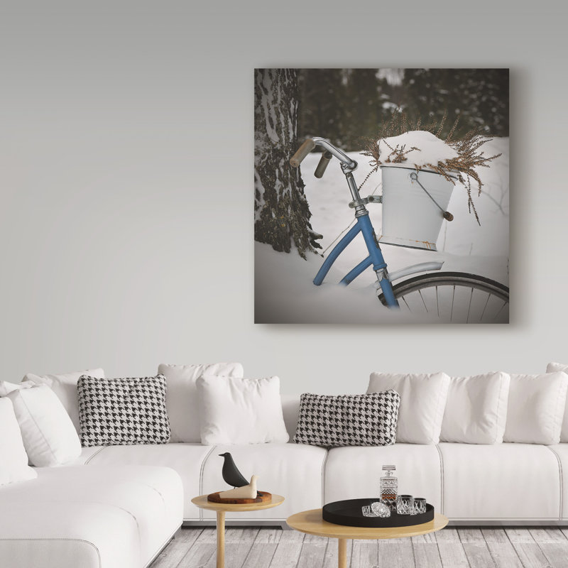 « looking forward », reproduction de photo sur toile tendue, H 14 po x l 14 po