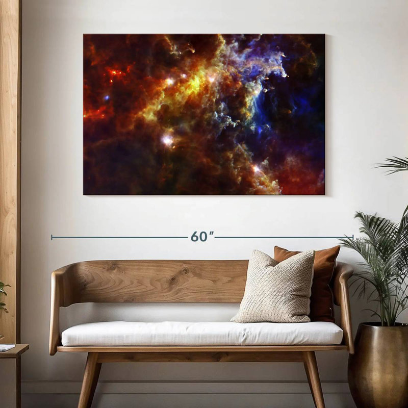 Oberle Rosette Nebula, 32" H x 48" W