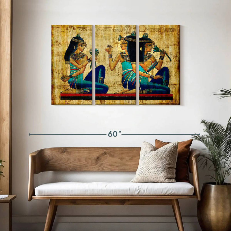 Keiri Ancient Egyptian Parchment, 28" H x 45" W