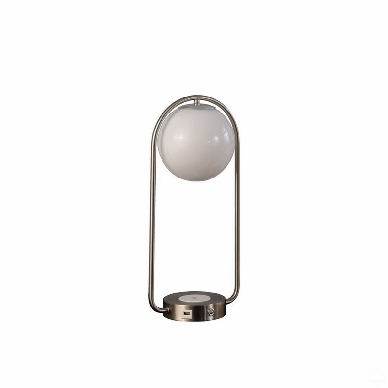 Lampe de table rétro avec station de charge et port USB