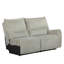 Rey 3Pc Manual Reclining Sectional Sofa With Console, Latte Grey-118445186