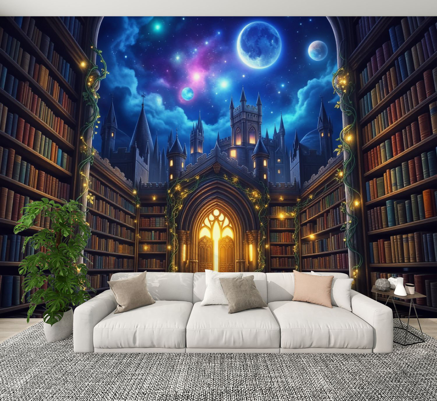 Red Barrel Studio Forest Peel and Stick Wallpaper Fantasy Magical ...