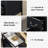 Black Narrow End Tables with Drawers and Open Shelf, Modern Industrial Nightstands with Storage for Bedroom, Sofa Side or Small Spaces-1257649589-1313099164