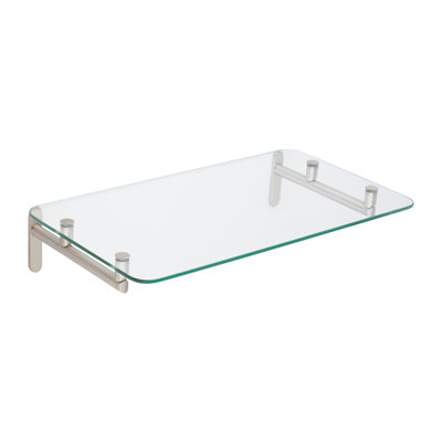Sine Hotel Rectangle Glass Accent Shelf
