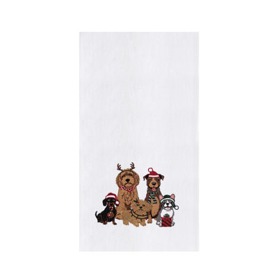 Serviette de Noël Christmas Pawlidays Dogs
