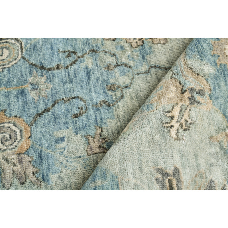 Essex Wool Damask Area Rug, Rectangle 10' x 14'
