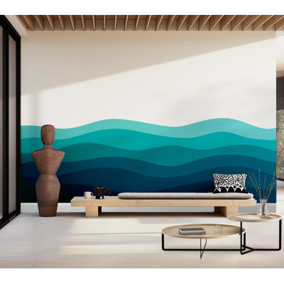 Papier peint de qualité supérieure - Vagues abstraites