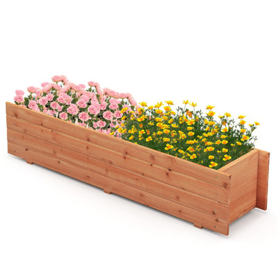 Fir Wood Raised Garden Bed