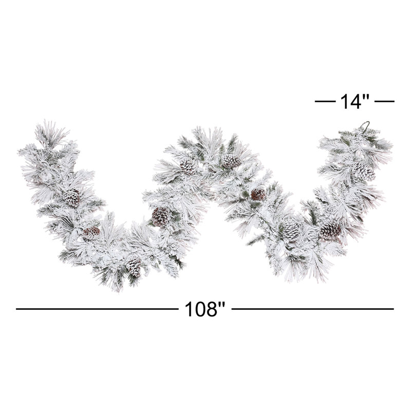 Odaniel 108'' in. Faux Pine Garland