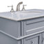 Ensemble de meuble-lavabo simple 32 "Rivers-627615759