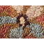 Tapis oriental en laine touffeté rouille