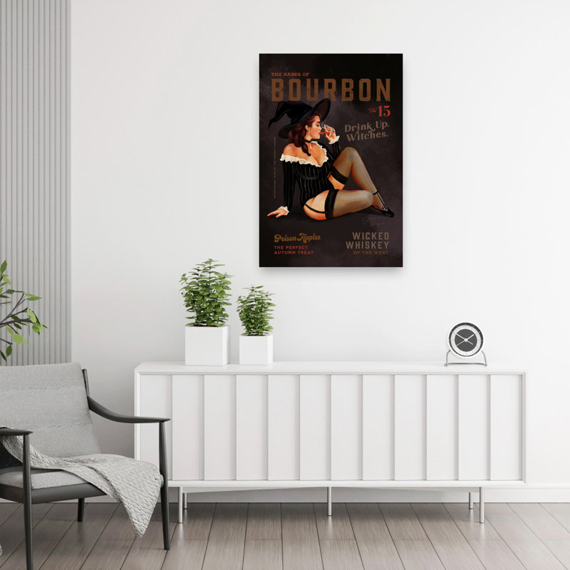 Art mural Babies Of Bourbon, 36" H x 24" W