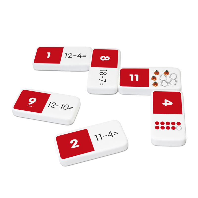 Junior Learning Subtraction Dominoes Match & Learn Educational Learning Game