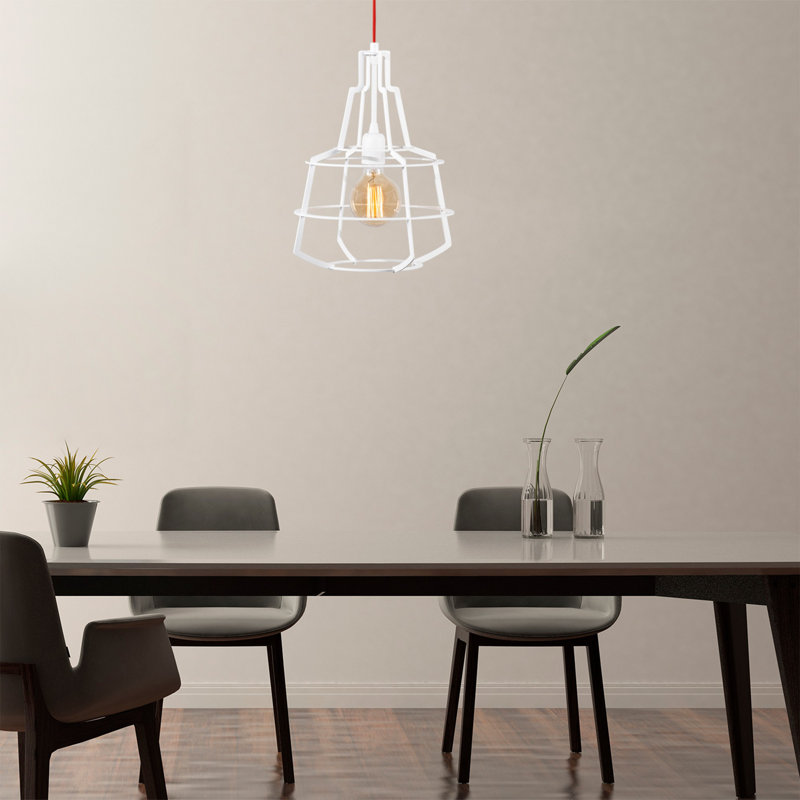 Luminaire suspendu géométrique à 1 lumière Crowland