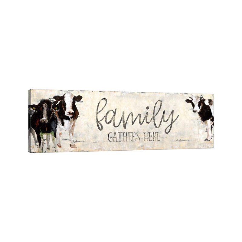 Family Gathers Here by Tava Studios - Wrapped Canvas Panoramic Gallery-Wrapped Canvas Giclée