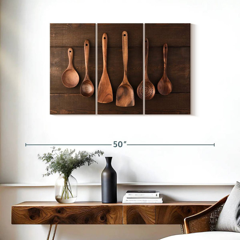 Ustensiles de cuisine en bois Senne, H 24 po x l 38 po