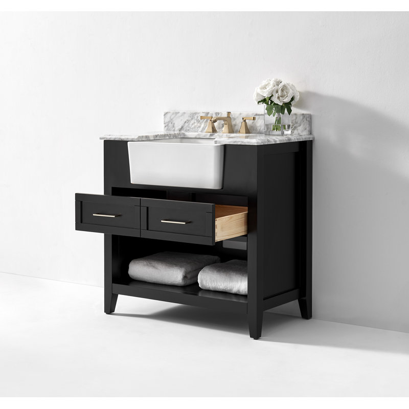 36'' W Single Vanity, Black Onyx