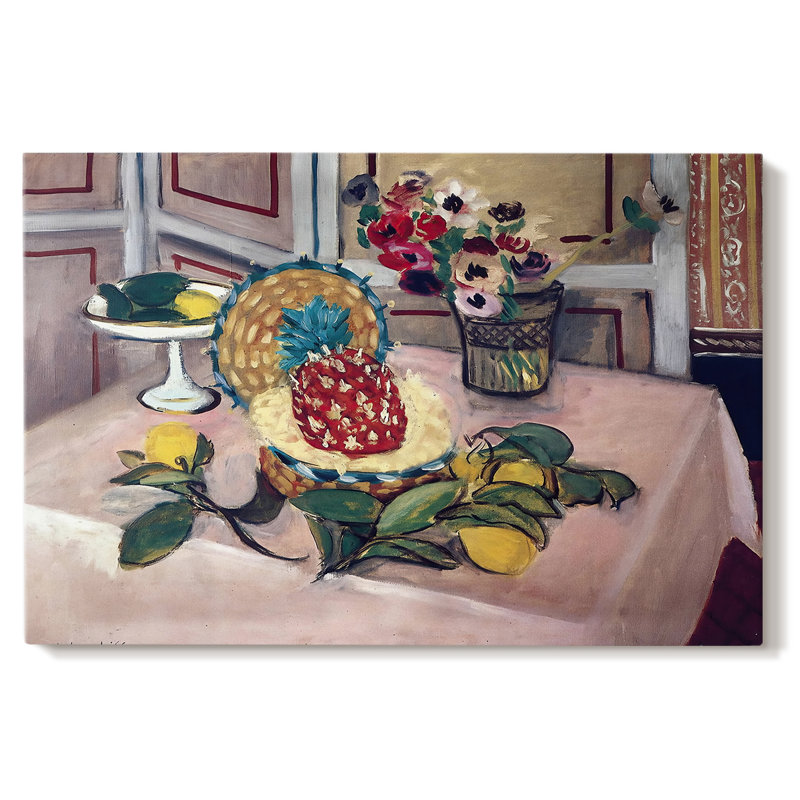 Pineapple and Anemones (Ananas et anémones)-Henri Matisse-Gallery Wrapped Canvas-1940, 40x60