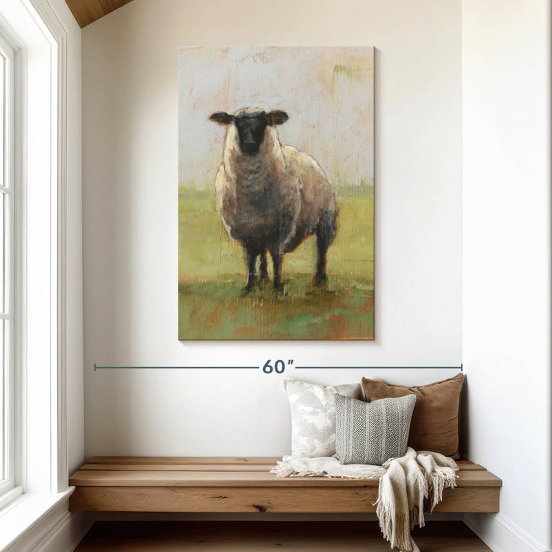 Brampt Away From The Flock I, 48" H x 32" W