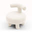 Fauteuil d'appoint avec repose-pieds 24,4 po Aimun-1855496075