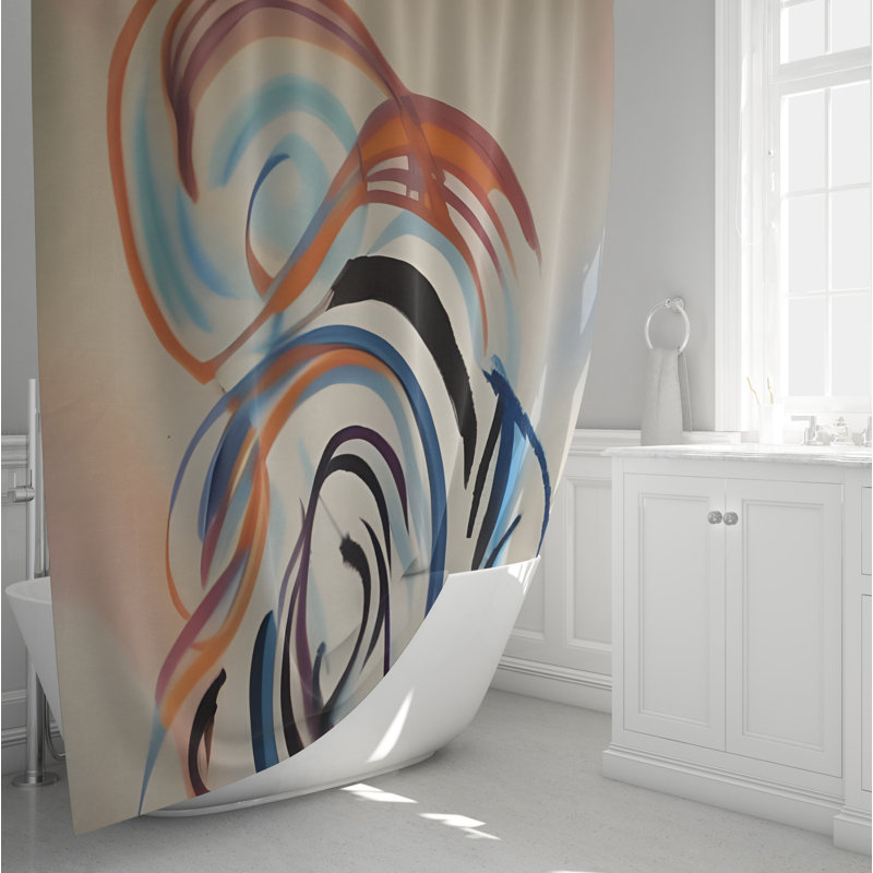 Rideau de douche Alonnie, H 72 po x l 70 po