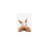 Brown Bunny Rabbit Back Canvas Solid Wood Frame Support Wall Art Decor (16" X 24" )