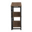 72cm H x 60cm W Steel Etagere Bookcase