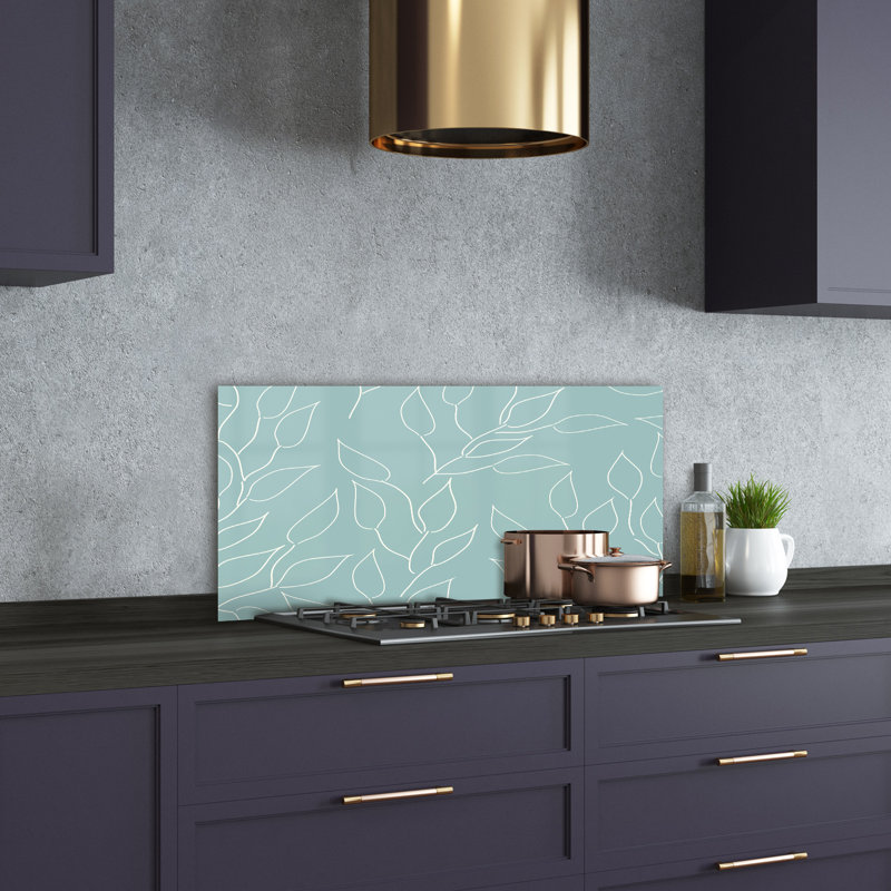 50cm W x 100cm L Glass Peel and Stick Panel