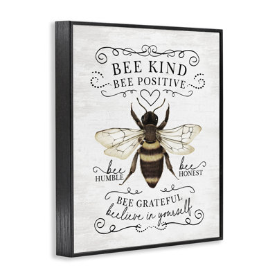 Giclée encadrée «Bee Kind»