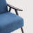 Sonnia Accent Chair with Ottoman Upholstered Living Room Chair Reading Chair Armchair and Footrest Set-1951741129