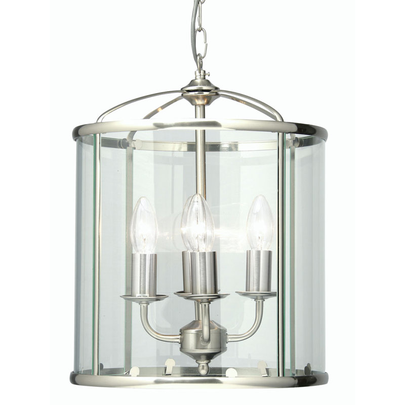 Viroqua 4 - Light Lantern Pendant, Antique Chrome