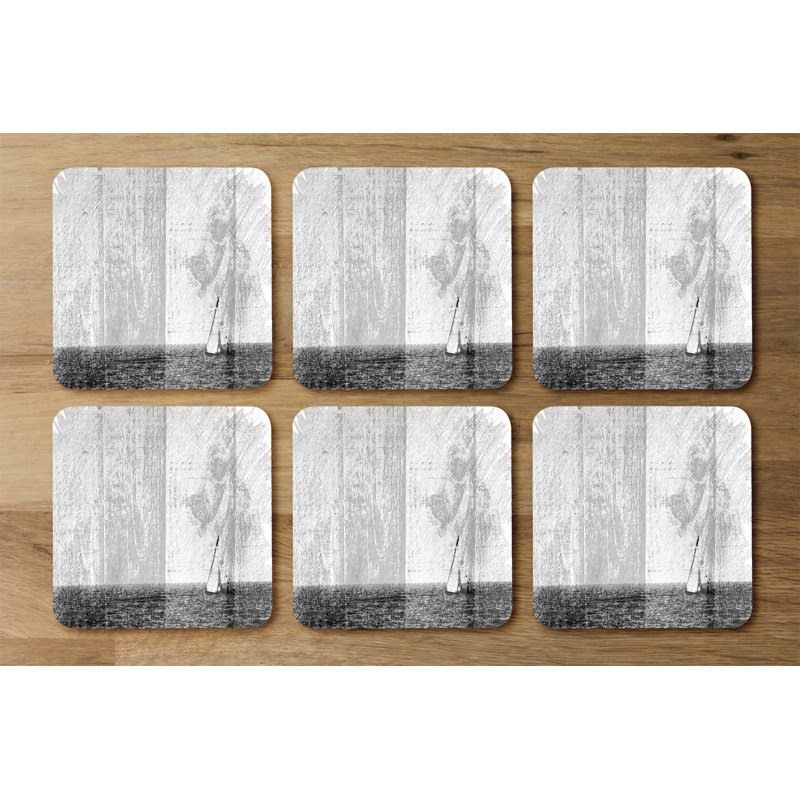 Square 6 Piece Coaster Set