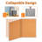 60" x 36" Wall-Mounted Large Cork Board Notice Bulletin Board