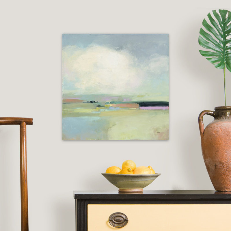 «Colorful Horizon I» par Julia Purinton, reproduction d'art sur toile, H 20 po x l 20 po, Toile tendue, Sans cadre