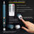 Fluted Ribbed Grooved LED Flameless Taper Candles, Remote, On/Off Button, Battery Operated, 12 Pack-961783823