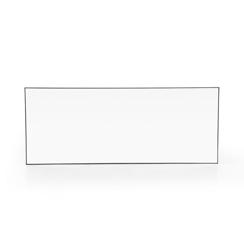 Bellvue Rectangle Metal Mirror, Black