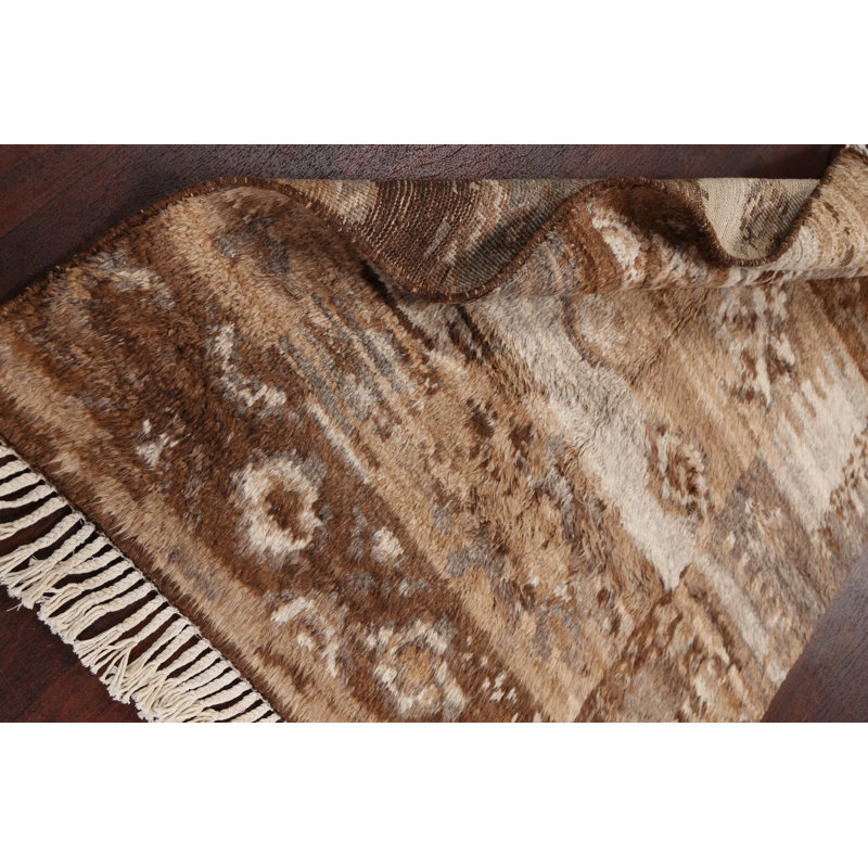 One-of-a-Kind 4'1" X 5'7" Wool Area Rug in Ivory
