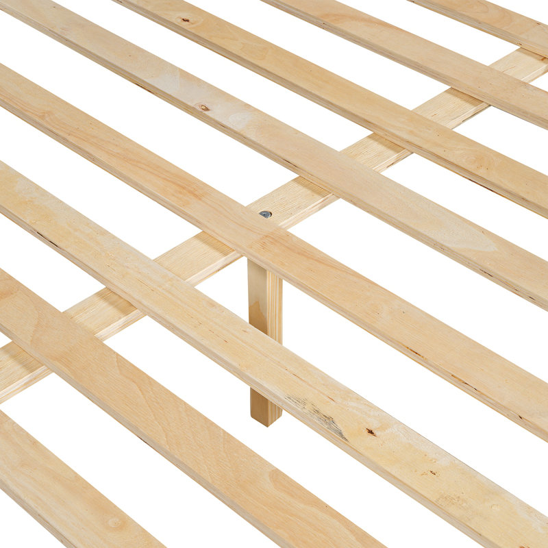Lit superposé en bois avec échelle, White